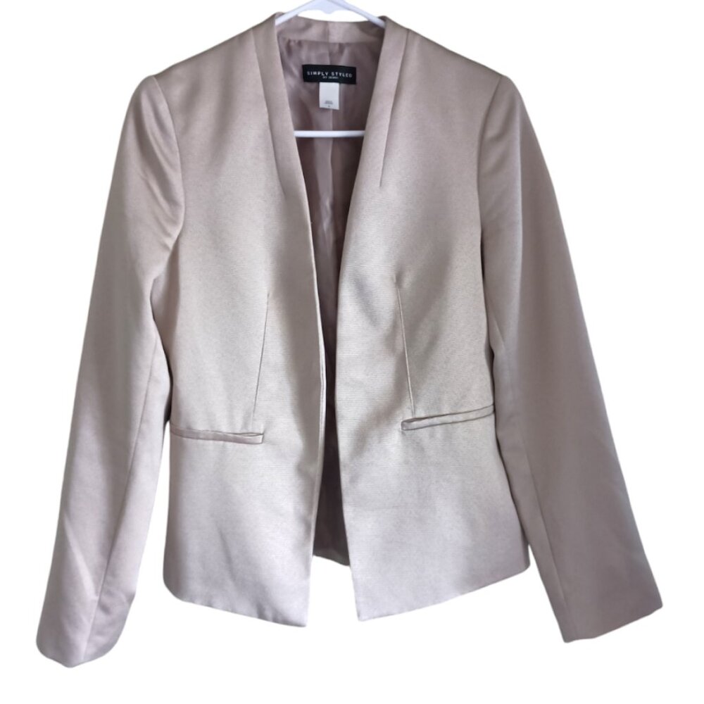 Light Mauve Lined Blazer